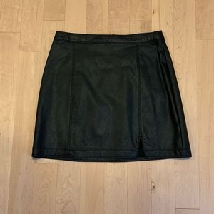 Abercrombie & Fitch Vegan Leather Skirt